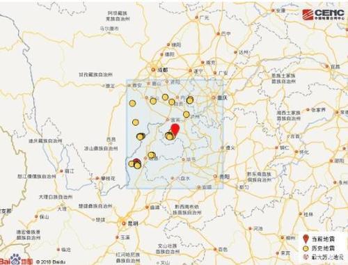 四川成都地震了吗?四川宜宾发生5.7级地震最新