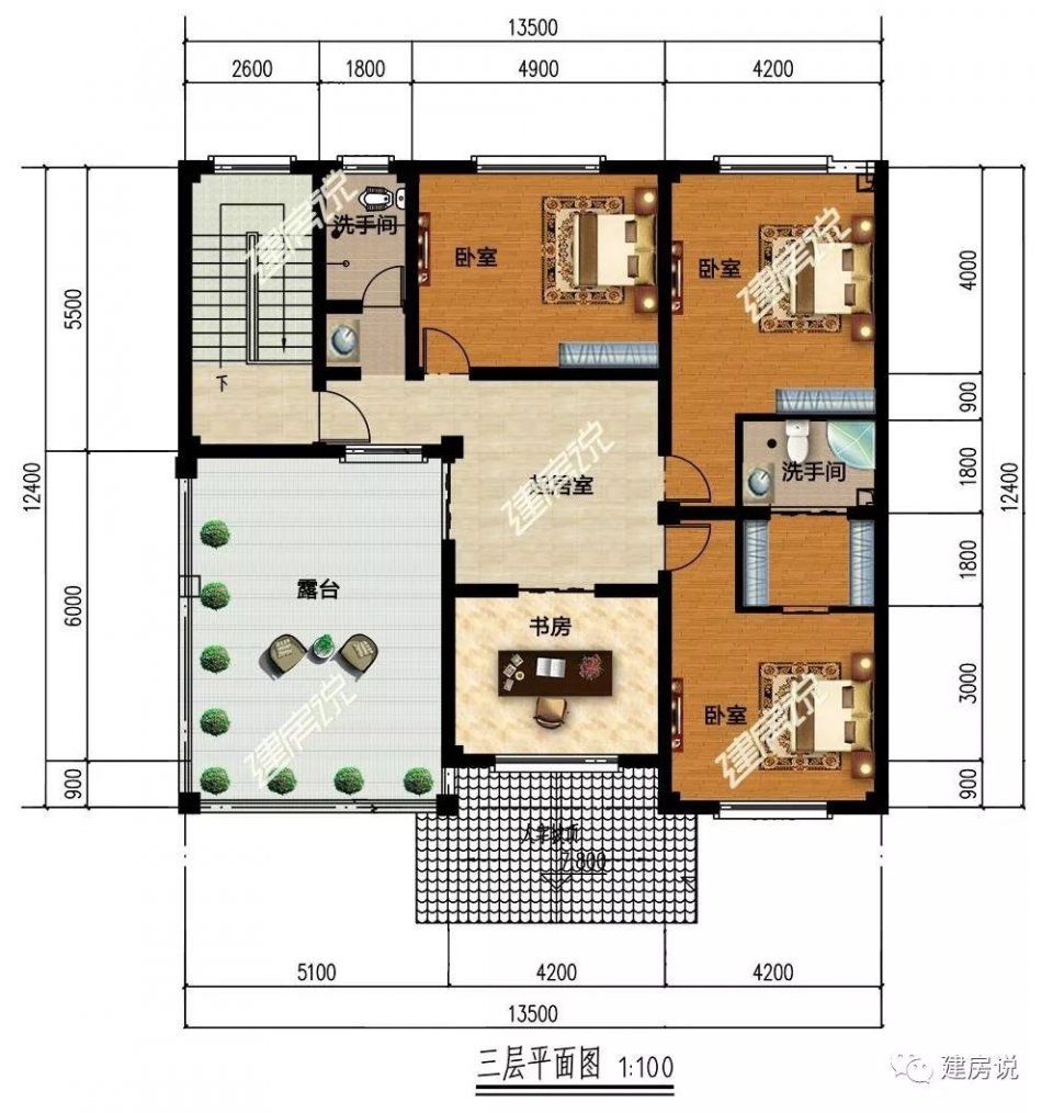 欧式外观华丽、布局实用，给满分不怕设计师骄傲!