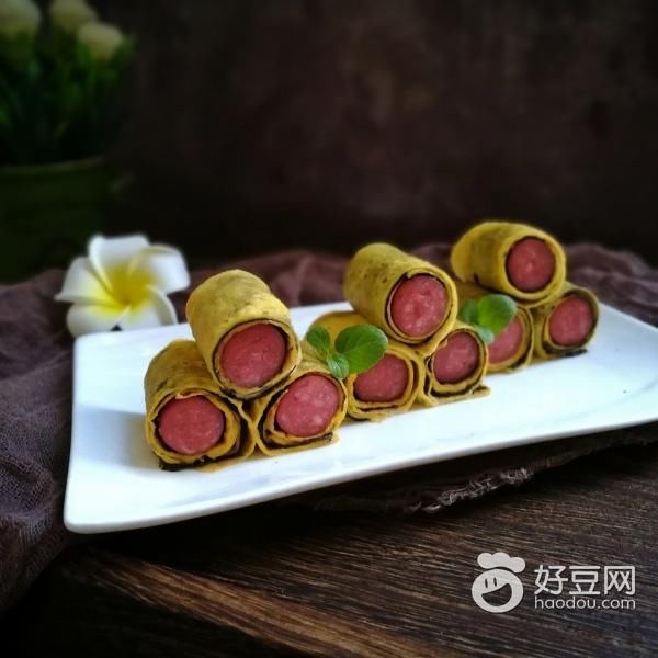 [美食记]春节宴客菜~锦绣苔味香肠卷