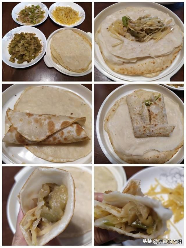 烙馍卷菜,平常美食永恒的美味的红楼梦百姓描写里图片