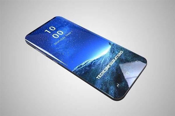 三星Galaxy Note 9 渲染圖曝光，小劉海曲面屏幕