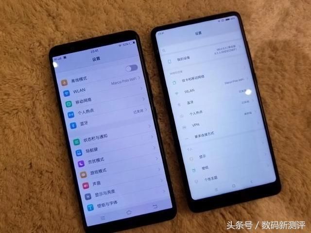 小米 MIX2,vivo X20,哪一款全面屏手机更值得入