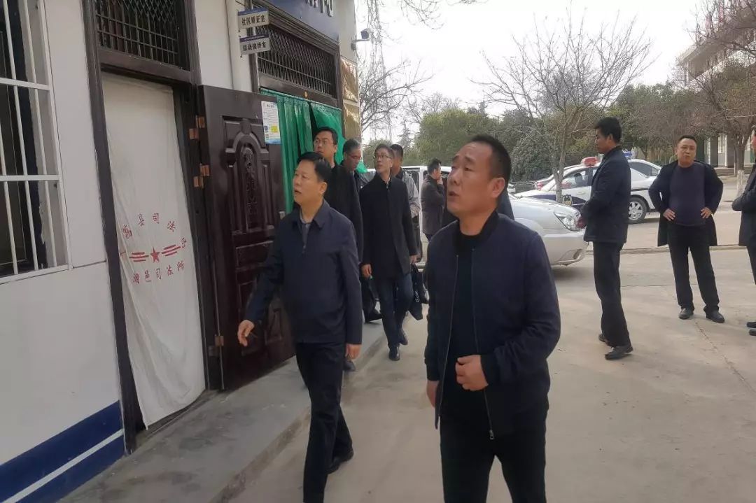 陕西省司法厅扫黑除恶专项督导组来大荔检查指