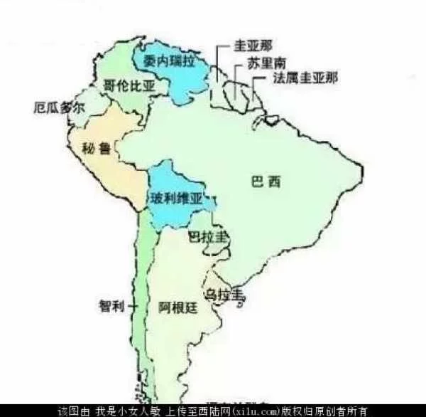 南美洲地图_南美洲人口总数