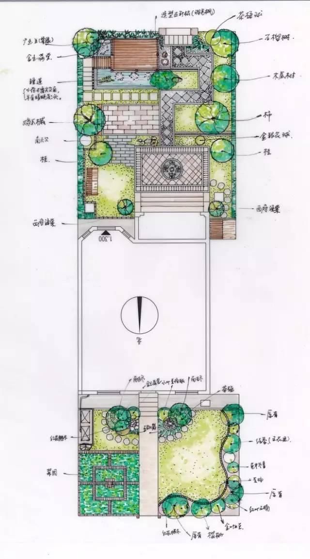 50张高清庭院设计平面图来啦~