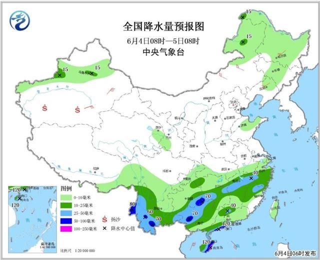 西南地区东部等地将有较强降水 南海及华南等地将有较大风雨