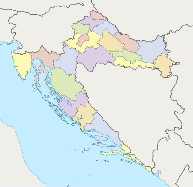 克罗地亚占据了亚得里亚海东岸大部分海岸线图片