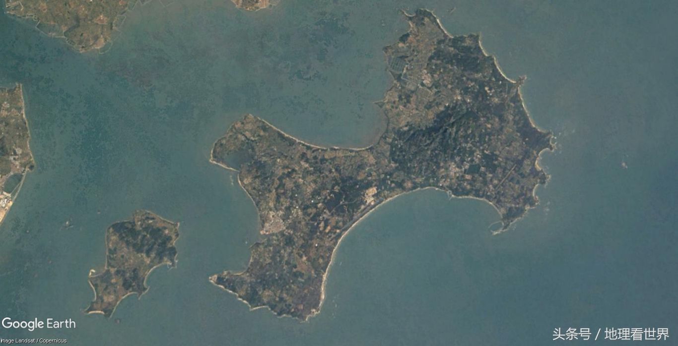 金门三十年来发展如何?我们透过卫星地图来看