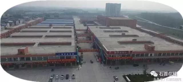 石首最新航拍湘鄂农贸城二期工程,太壮观了