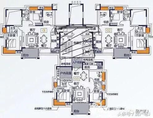 两梯三户公摊多少算正常?