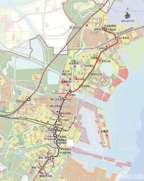 天津地铁最新规划:Z4线一期工程预计2020年实