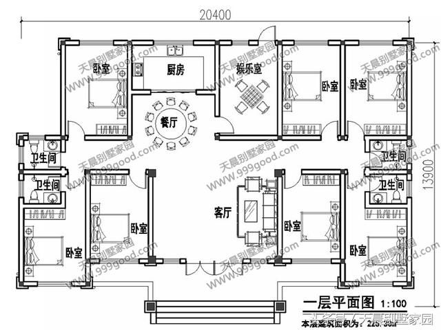 2套中式平层别墅，20万盖好美滋滋！布局没得挑，村里全都跟风建