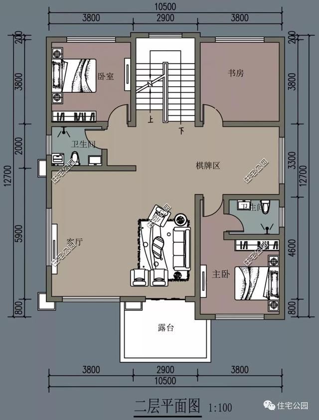 1012米经典欧式三层别墅，双客厅两代人居住更舒适