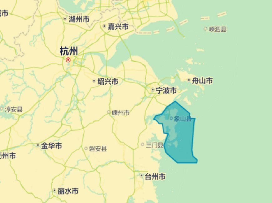 浙江第一滨海县,海岸线占全省的六分之一,县名取得相当随意图片