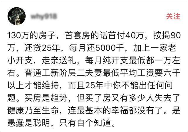 为了买房还20-30年房贷，大半辈子为银行打工，蠢不蠢？