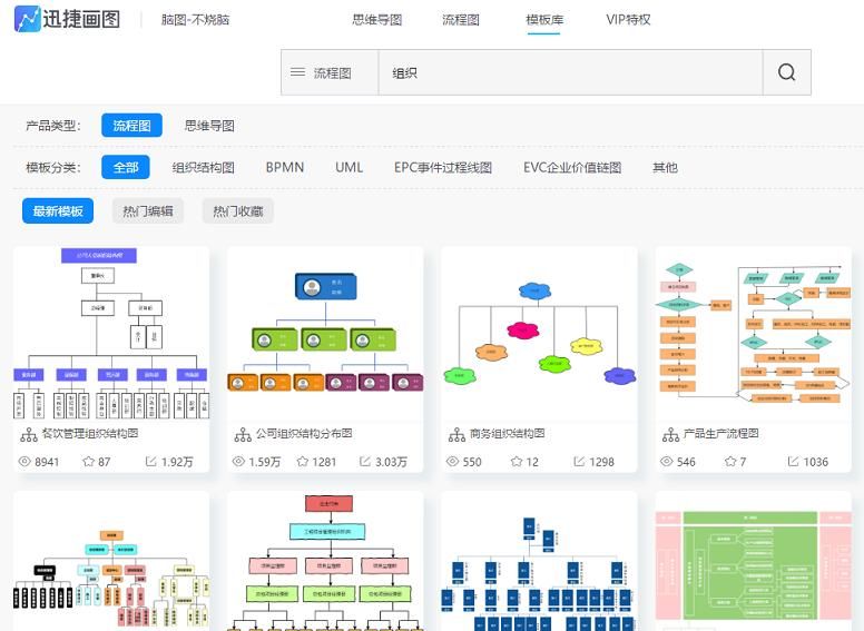 公司的组织结构图