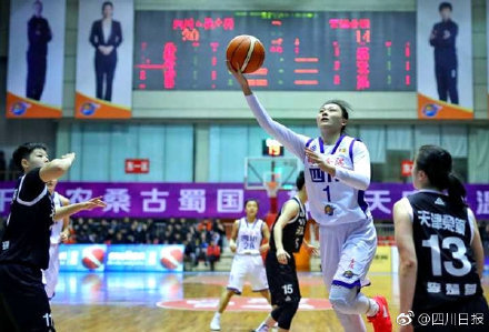 中国女篮新年首期集训 五名四川女将入选国家