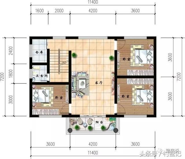 农村宅基地进深小怎么办？这12套户型拿去，解决你的困扰！