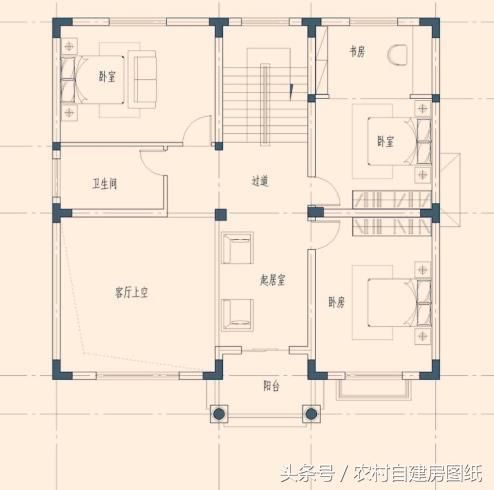 7款三层农村自建房设计，4款带堂屋，3款造价不超过30万