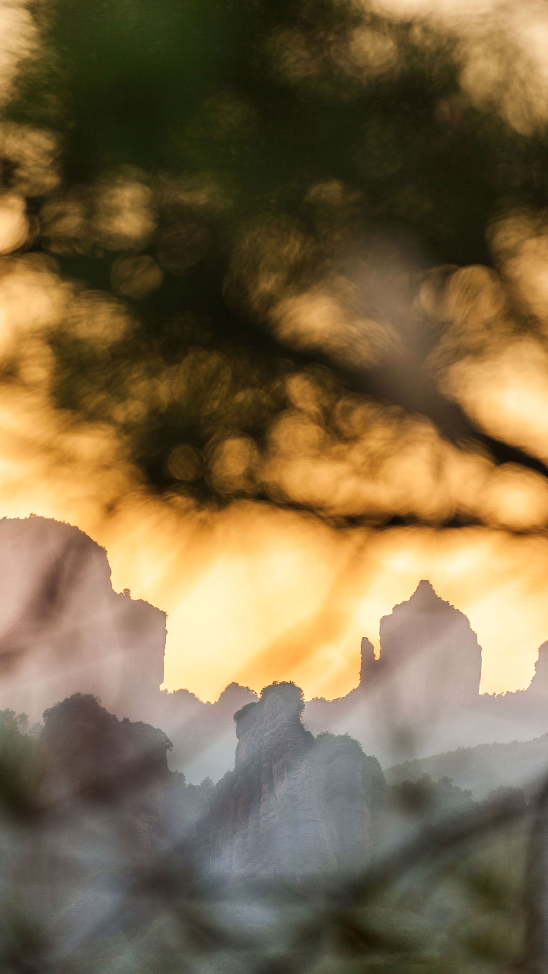 15张手机高清壁纸,独家发布水上丹霞美景,iPh