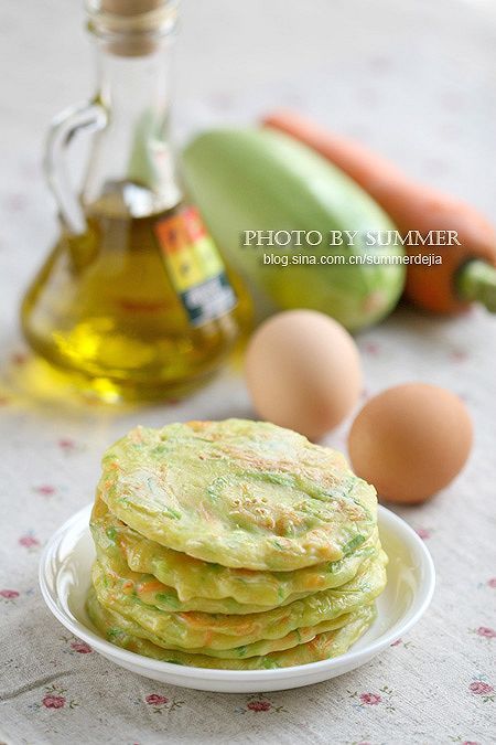 西葫芦胡萝卜煎饼