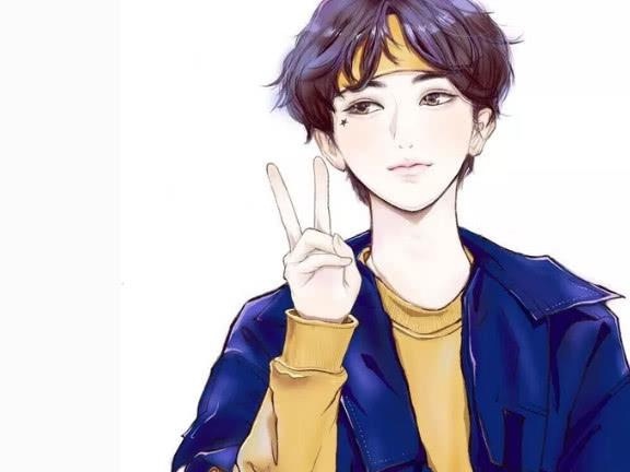 看漫画猜明星,蔡徐坤、王源最好猜,我打赌图4