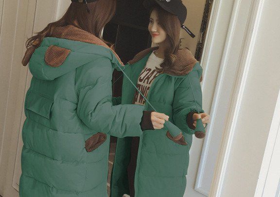 不得了!抖音闺蜜会动的翅膀棉服,这样搭配,除