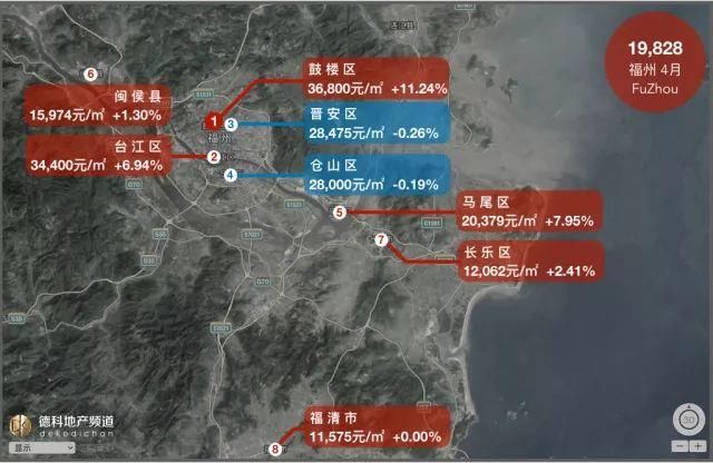 最新！5月18座热门城市房价地图公布！武汉房价又涨了