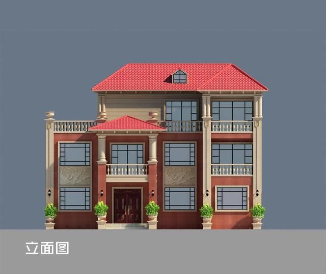 二层半农村别墅设计图,造价35万,老爸与施工师傅都看得懂