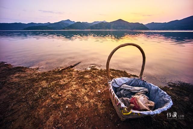 晚霞满天金湖面 夕照渔家归如歌美丽乡村下峪游之三