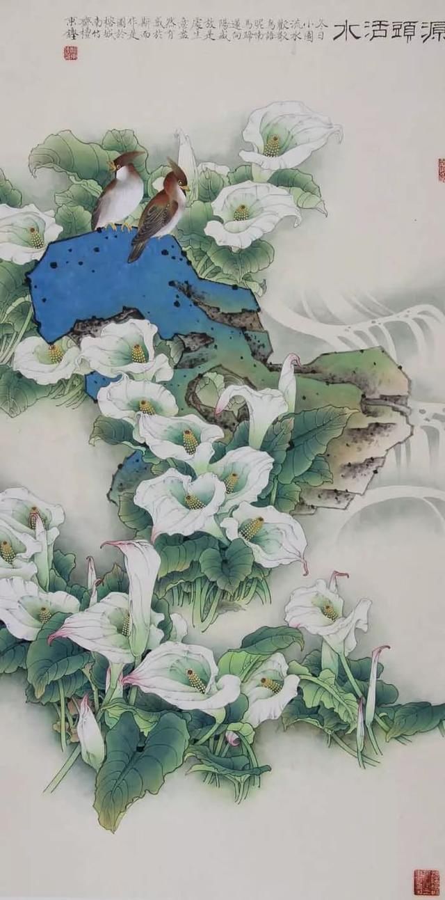 檀东铿｜工笔花鸟画赏析