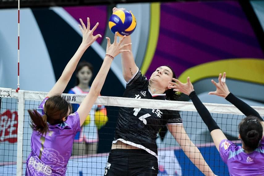 郎导观战!女排决赛第二场北汽女排3:1再胜天津