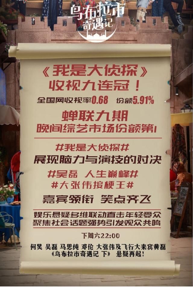 《我是大侦探》:黄磊何炅再现品牌植入老梗