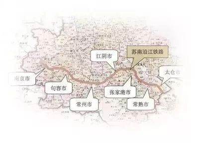 江苏发达了，即将开建一条高铁串起江苏百强县，2021年完工