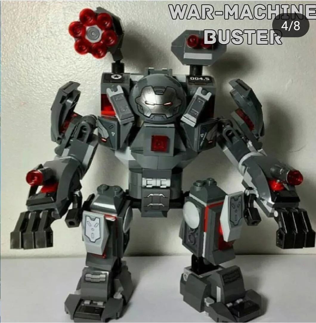 乐高又曝《复联4》战争机器细节图,Funko也加