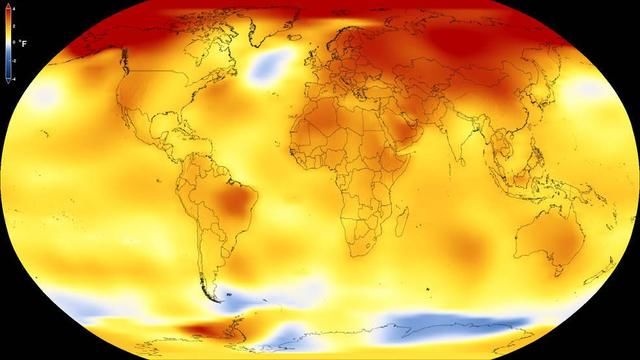 全球变暖还是全球变冷?NASA宣布,地球均温两年降0.5度