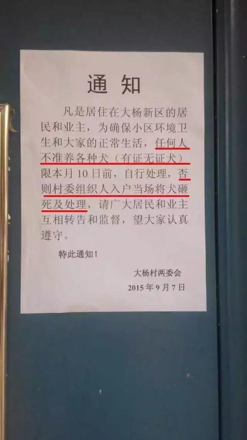 国家关于小区养狗规定