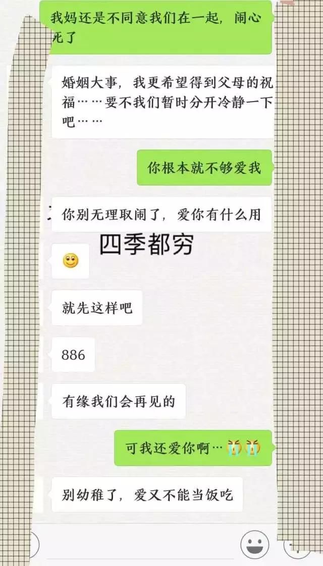 \＂ 情侣聊天记录曝光：开始有多浪漫，结束有多不堪 \＂