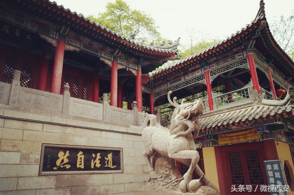 华山自古一条路，古道深处有古观