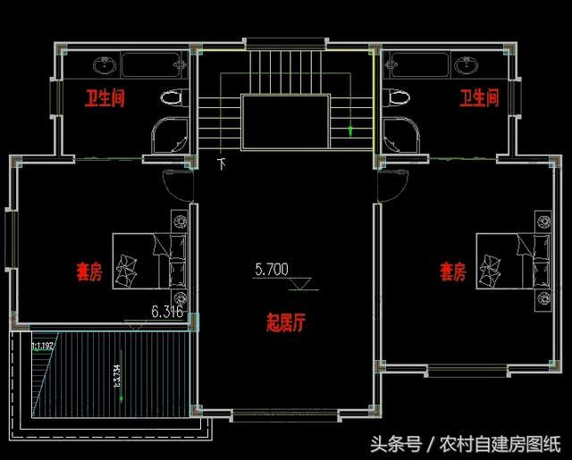 3款农村别墅带套房，选二层半还是三层的，这可愁坏人了