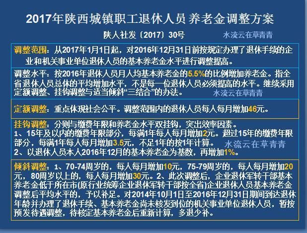 2018年陕西省的退休人员养老金能涨多少?