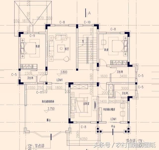 10款二层农村自建房图纸，2款带土灶，3款带车库，7款带堂屋