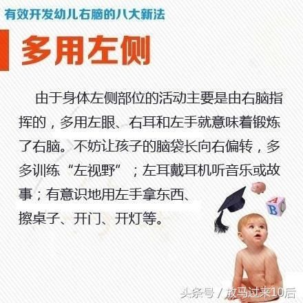 专家：儿童右脑发展靠家长，这几点你做到了么？