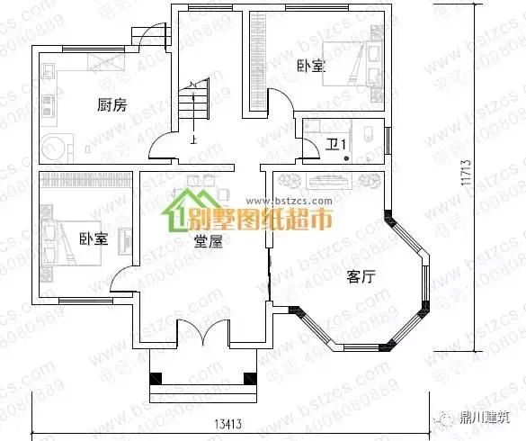 15套二、三层带堂屋的自建别墅，布局严谨户型好，农村建再好不过