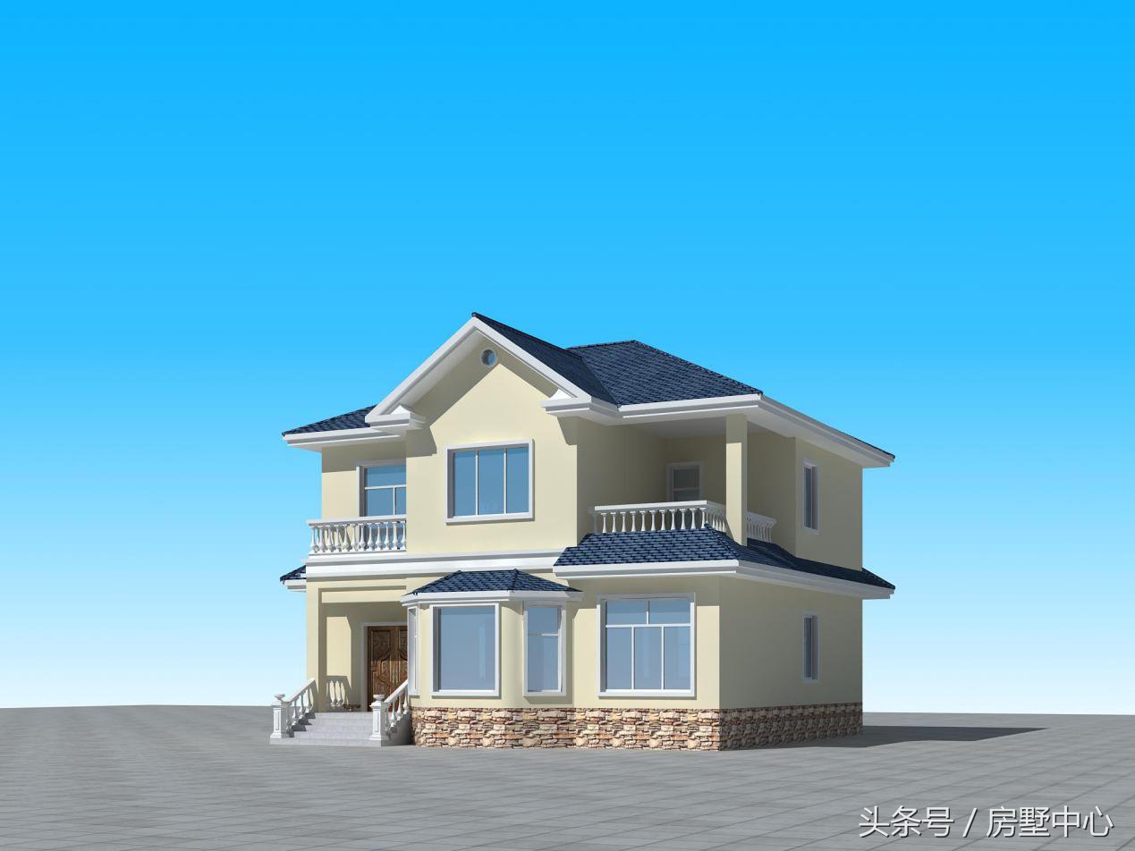 自建别墅设计:120平带柴火房的别墅设计,特别适合田园