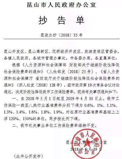 昆山社会保险缴费基数有重要调整 企业职工上