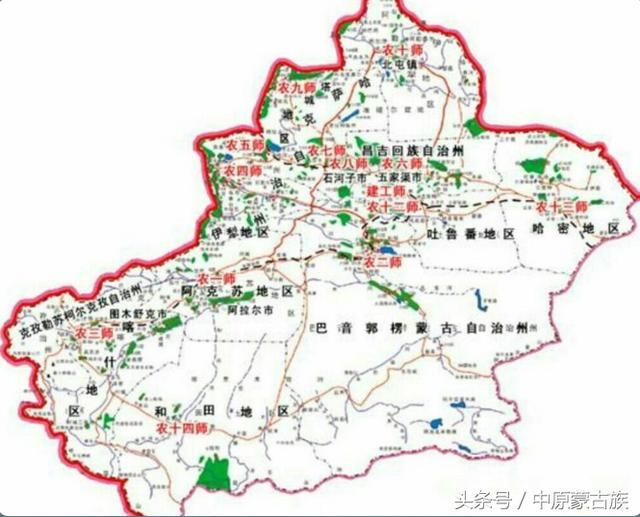 新疆建设兵团农3师42团团部驻地木华黎镇