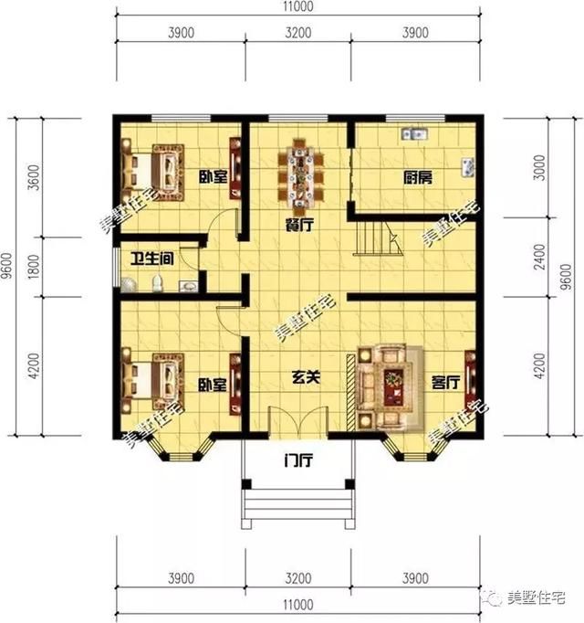 5款精致的小地基别墅户型,谁说小地基建出来的房子不好看