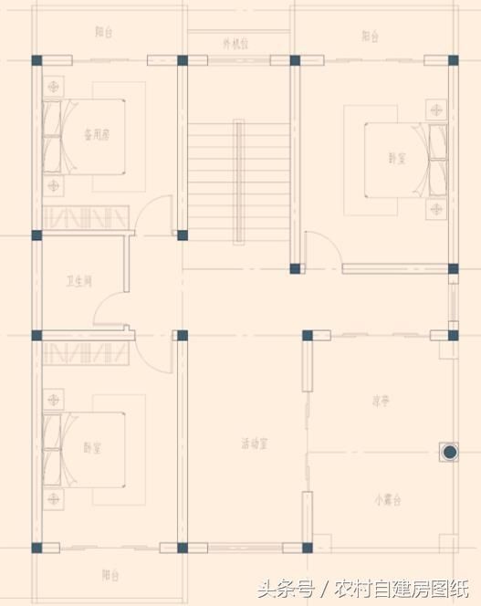 7款三层农村自建房设计，4款带堂屋，3款造价不超过30万