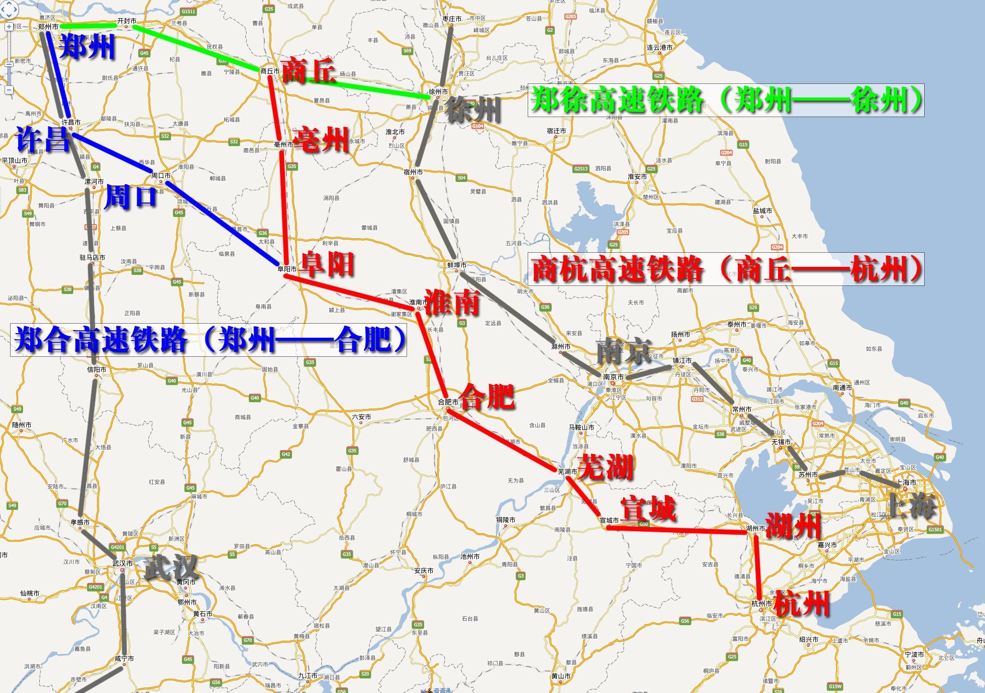 中国规划修建的重点高铁工程，因为南北线路问题，两方产生争议